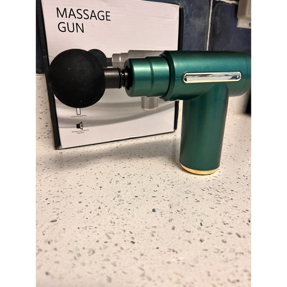 Small massage, gun, small, but mighty works as well as the big bulky handheld - Picture 2 of 11